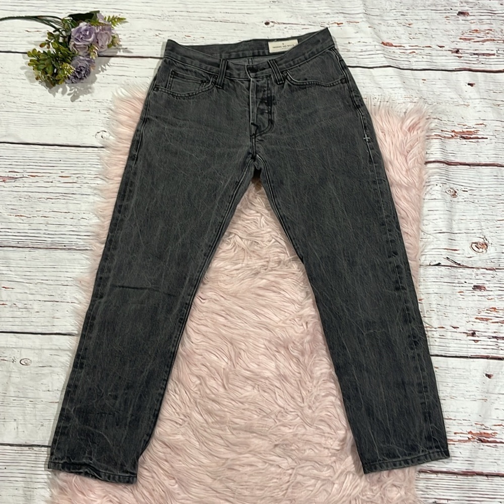 IMOGENE + WILLIE BARTON SLIM SELVAGE RINSE GRAY JEANS | 25